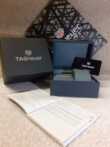 Tag heuer grey watch box - box, case